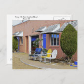 ブルースワローモーテル,ルーム14, Tucumcari, N.M. ポストカード (正面/裏面)