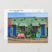 ブルースワローモーテル,客室10 & 11,トゥクンカリ, N.M. ポストカード (正面/裏面)