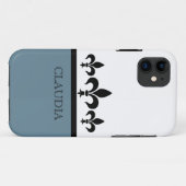 ブルースワンキー（紋章の）フラ・ダ・リBT iPhone 5ケース Case-Mate iPhoneケース (裏面(横))