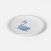 ブルースワン紙プレート ペーパープレート (アングル)