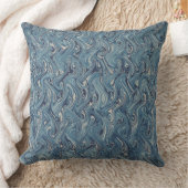 ブルースワーリングウェーブデザイン クッション (ブランケット)