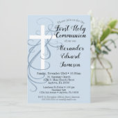ブルースワールクロスファースト聖餐式招待状 招待状 (スタンド正面)