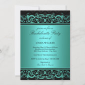 ブルースワールダマスク |バチェロレッテ招待状 招待状 (裏面)