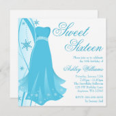 ブルースワールドレスウィンターワンダーランドスイート16 招待状 (正面/裏面)