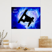 ブルースワール吹雪 ポスター (キッチン)