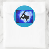 ブルースワール吹雪 ラウンドシール (バッグ)