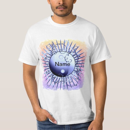 ブルースワール陰陽Tシャツ Tシャツ (正面)