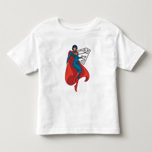 ブルースーツを着たスーパーガール トドラーTシャツ