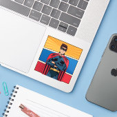 ブルースーパーヒーロー シール (ノートパソコンとiPhone)