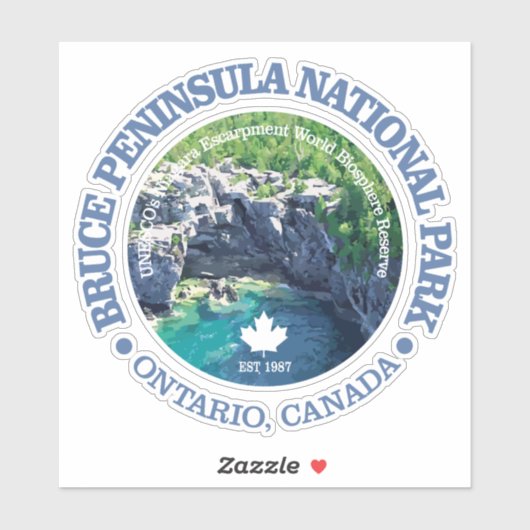 ブルース半島NP シール (シート)