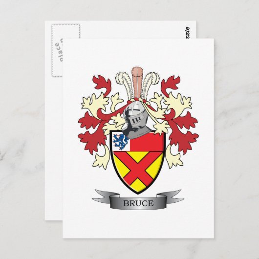ブルース家紋コートオブアームズ ポストカード (正面/裏面)