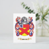 ブルース家紋（ファミリー crest） ポストカード (スタンド正面)