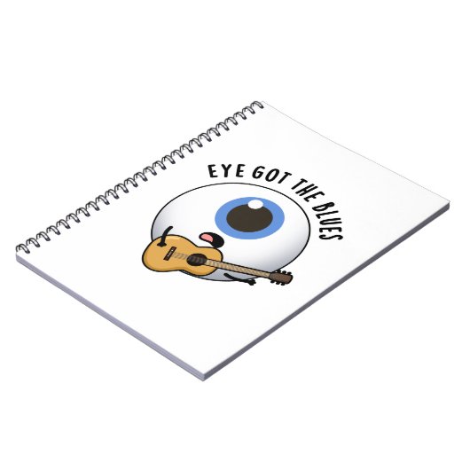 ブルース得の目を見るかわいい眼球音楽プン ノートブック (左側)