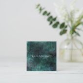 ブルース抽象芸術美しいスタイリスト スクエア名刺 (スタンド正面)