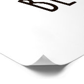 ブルース歯おもしろい歯音楽パン ポスター (角)