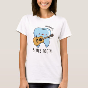 ブルース歯おもしろい歯音楽パン Tシャツ