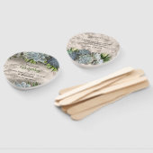 ブルース淡い色のの色合い ハンドファン (組立なし)