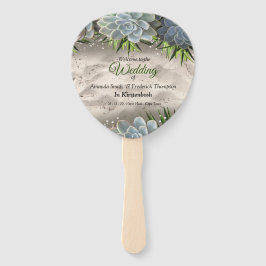 ブルース淡い色のの色合い ハンドファン