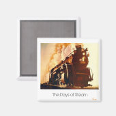 ブルース絵画の「蒸気の日」から マグネット (正面/裏面)