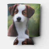 ブルース縁どザコリー子犬クーラーボックス 缶クーラー (正面)