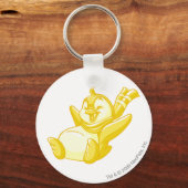 ブルース金ゴールド キーホルダー (正面)