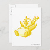 ブルース金ゴールド ポストカード (正面/裏面)