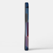 ブルース・アンド・レッドズ・抽象芸術・ピラミッド・アート Case-Mate iPhoneケース (裏面 / 右)