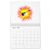 ブルース·ギター·フラッシュ カレンダー (3月 2027)