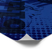 ブルース・ギター ポスター (角)