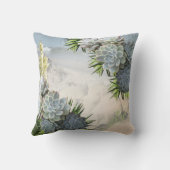 ブルース&グ淡い色のリーンの贈り物のスキュ結婚レントな色合い クッション (裏面)