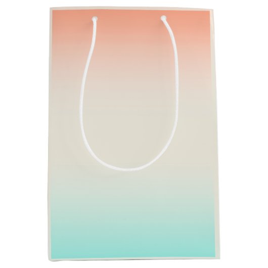 ブルース コーラル リネン ブレンド ミディアムペーパーバッグ (正面)