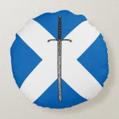 ブルース・ソード・オン・サルタイヤ ラウンドクッション (裏面)