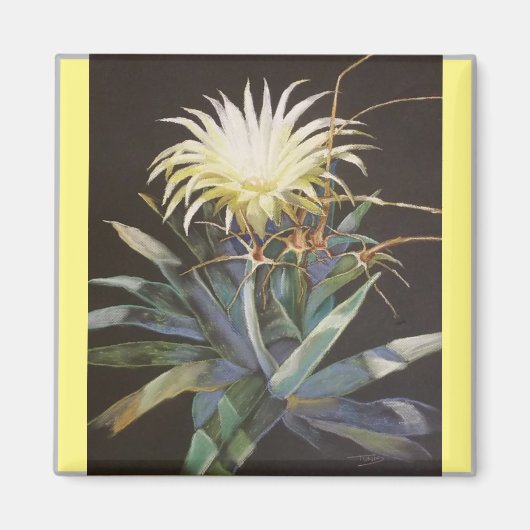 ブルース・チュニスによる「ナイト開花」 マグネット (正面)