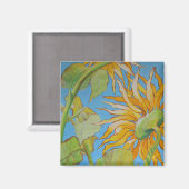 ブルース·チュニスの「ひまわり野原」 マグネット (正面/裏面)