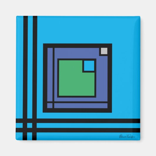 ブルース・チュニスの「ジャズ」 マグネット (正面)