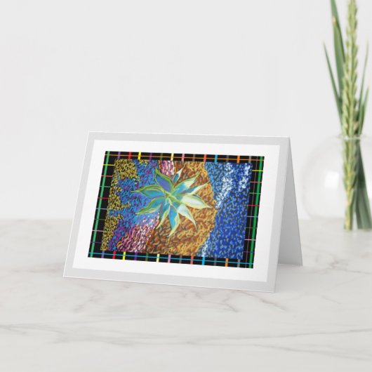 ブルース・トゥニスによる「デザート ユッカ」 カード (正面)