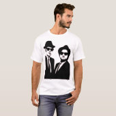 ブルース・ブラザーズのジェイクとエルウッド Tシャツ (正面フル)