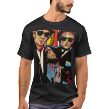 ブルース・ブラザーズ ポップアートTシャツ - レトロスタイル