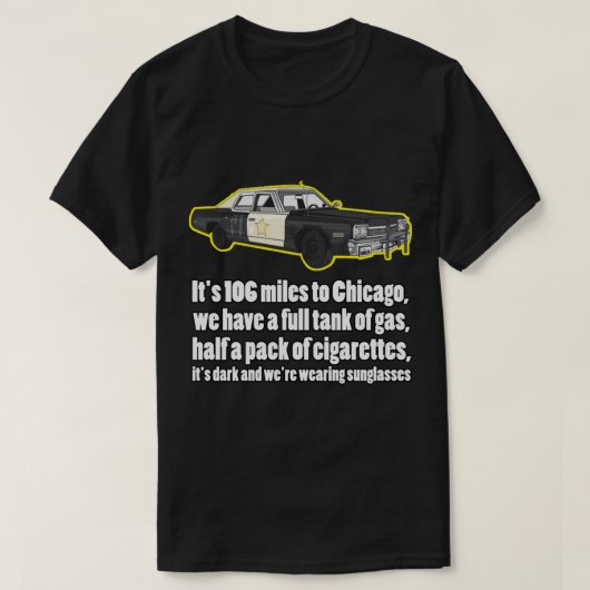 ブルース・ブラザーズbluesmobile movie tv essential T-Sh Tシャツ (デザイン正面)
