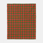 ブルース・プレイド フリースブランケット (正面)