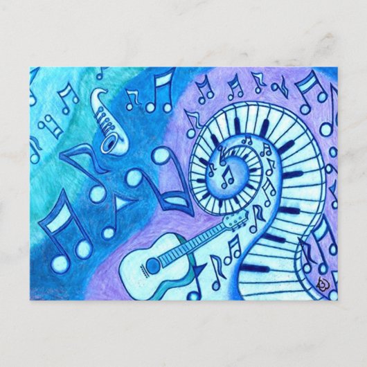 ブルース ポストカード (正面)