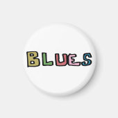 "ブルース" マグネット (正面)