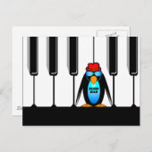 ブルース・マン・ピアノ ポストカード (正面/裏面)