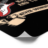 ブルース・ミュージック懸命・タイムズとトラブルが一度も聞こえない ポスター (角)