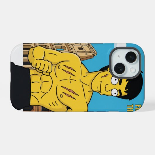 ブルース・リー iPhone 15ケース (裏面横)
