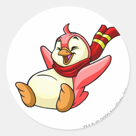 ブルース・レッド ラウンドシール (正面)