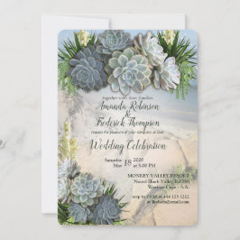 ブルース&結婚式招待状のスキュ淡い色のクレントヒューズ 招待状