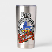 ブルース Clan バッジ & タートン 保温保冷タンブラー (背面)