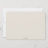 ブルーズバブルブラックビーググリーンリー婚約パーティ 招待状 (裏面)