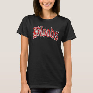 ブルーズピルヒップホップラップの集団ブリムギャングトラップフード Tシャツ